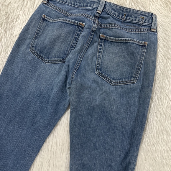 Gap women’s Y2K curvy bootcut ankle denim distressed jeans size 6 - Picture 6 of 8